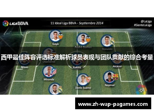 西甲最佳阵容评选标准解析球员表现与团队贡献的综合考量
