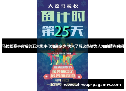 马拉松赛事背后的五大趣事你知道多少 快来了解这些鲜为人知的精彩瞬间 马拉松赛事背后的五大趣事你知道多少 快来了解这些鲜为人知的精彩瞬间